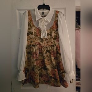 NWT Floral SHEIN Mod Dress